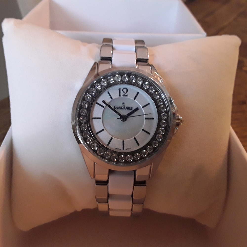 Charles Latour Crystal Ladies Watch